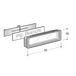 vendita online Kit vetrino bianco open air 300 Cassette postali, bacheche e casellari Silmec